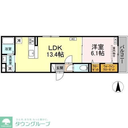 セレスティア扇Vの物件間取画像